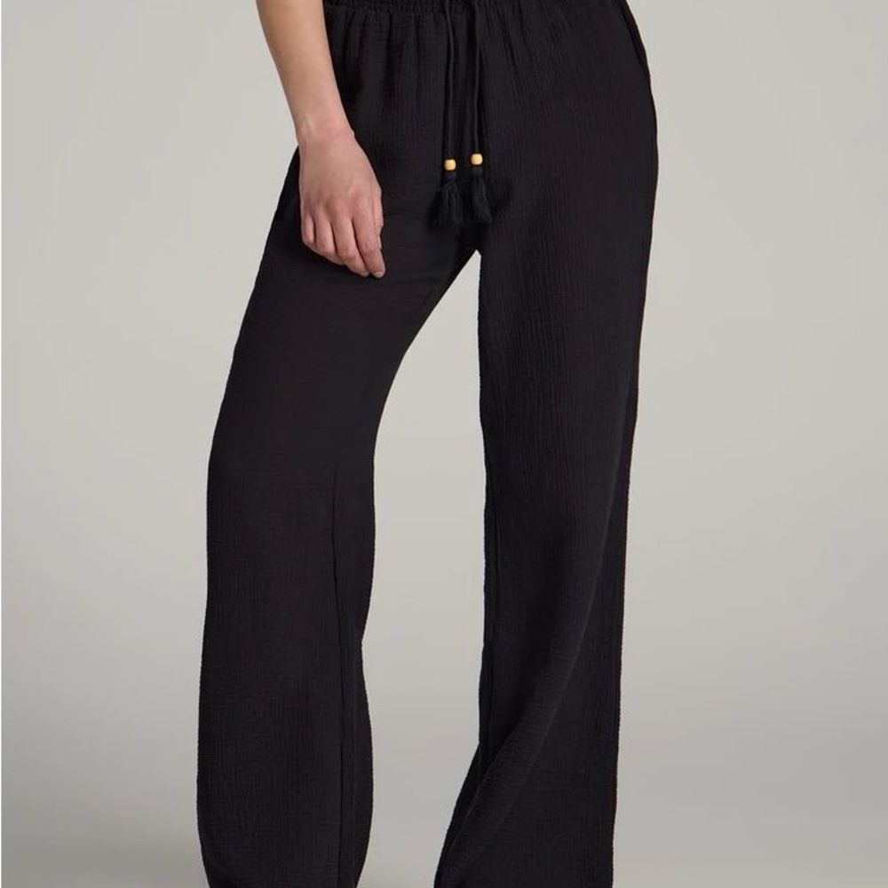 American Tall Gauze cover up Wide-Leg Pants
